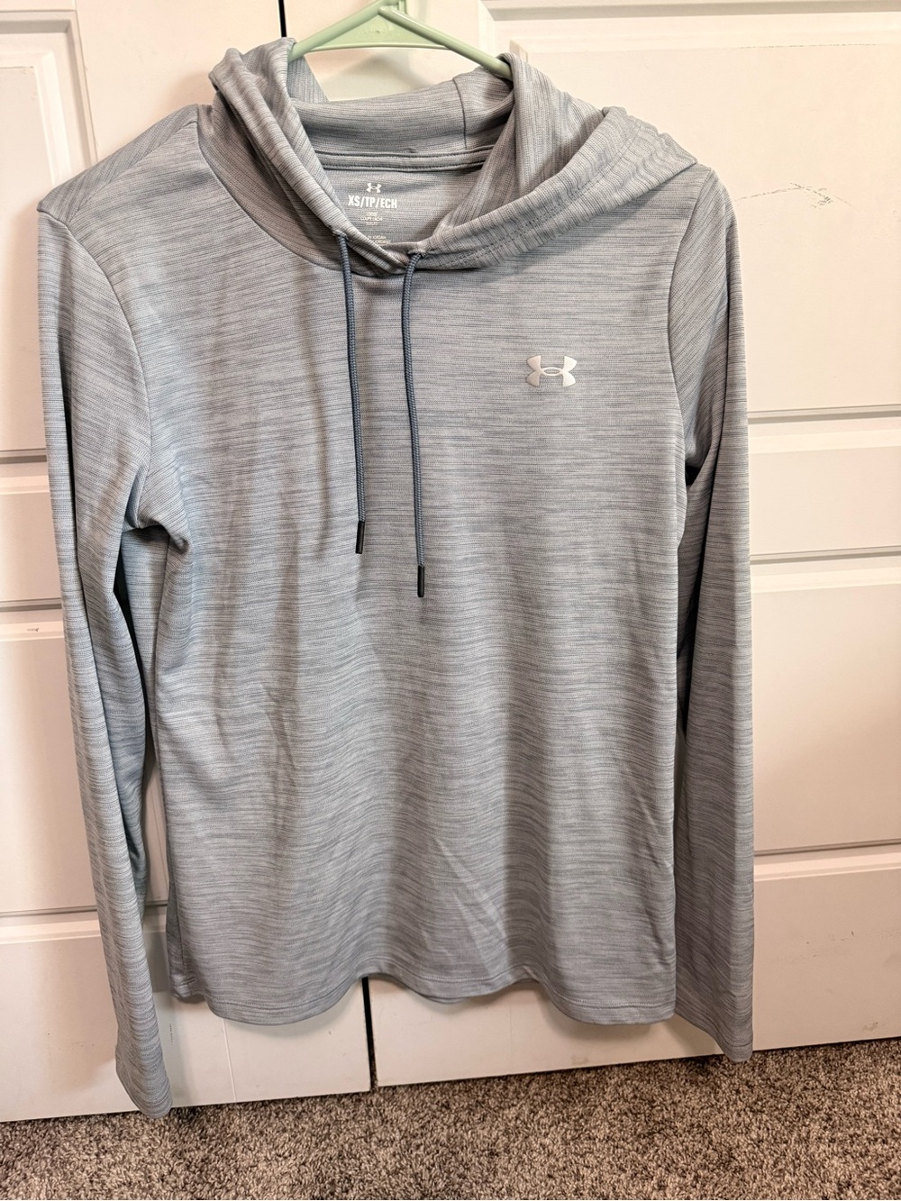 Under Armour Light Gray Pullover Hoodie
